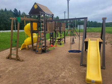 Детская площадка IgraGrad Панда Фани Мостик 2 с трубой, фото 11