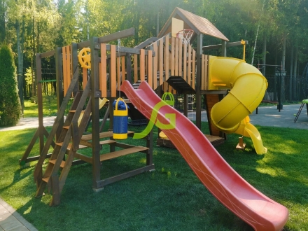Детская площадка IgraGrad Панда Фани Мостик 2 с трубой, фото 10