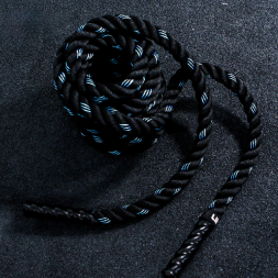 Тренировочный канат LIVEPRO Battle Rope, 5 см x 9 м, черный, фото 3