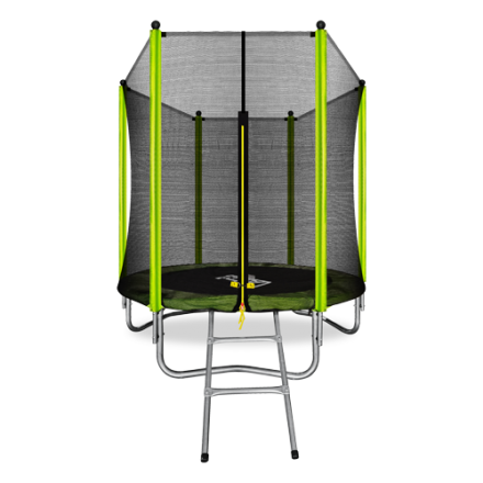 Батут  6FT с внешней страховочной сеткой и лестницей, светло-зеленый, ARL-TN-0603_O_LG, фото 1