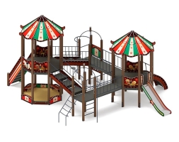 Детская игровая площадка Карнавал Шапито ДИК 2.22.06-01 H=1200, фото 2