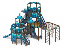 Детская игровая площадка Морской ДИК 2.17.06-01 H=1200 H=2000