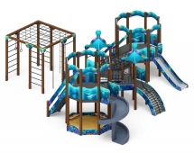 Детская игровая площадка Морской ДИК 2.17.06-01 H=1200 H=2000