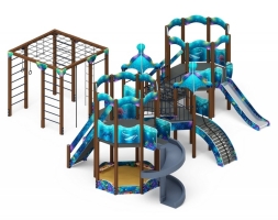 Детская игровая площадка Морской ДИК 2.17.06-01 H=1200 H=2000, фото 2