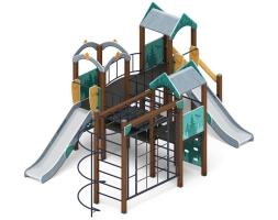 Детская игровая площадка Городок (Тайга) горка Н 1200 ДИК 2.01.3.02-03, фото 3