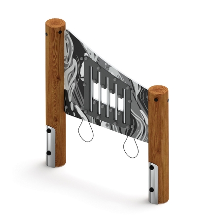 Металлофон (лиственница темный) МФ 22.01.09-И1.01, фото 4