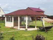 Застекленная беседка БЕЛЫЙ ОАЗИС Застекленная беседка БЕЛЫЙ ОАЗИС