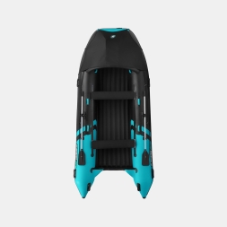Gladiator E 420 PRO AIR Черно-бирюзовый моторная лодка ПВХ НДНД, фото 5