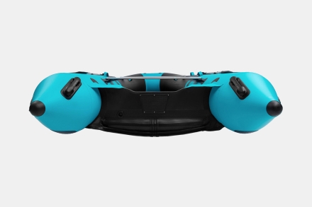 Gladiator E 420 PRO AIR Черно-бирюзовый моторная лодка ПВХ НДНД, фото 9