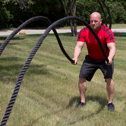 Канат для функционального тренинга (ф1,5&quot;, 9 м), фото 12