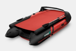 GLADIATOR E 450 X Expedition Красно-черный моторная лодка ПВХ, фото 3