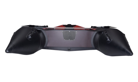 Gladiator D 370 AL PROFESSIONAL D Красно-черный моторная лодка ПВХ Алюминиевый пайол, фото 5