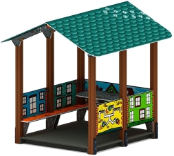 Домик большой 1 (Город) МФ 10.01.07-01, фото 3 Домик большой 1 (Город) МФ 10.01.07-01, фото 3