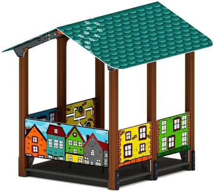 Домик большой 1 (Город) МФ 10.01.07-01, фото 2