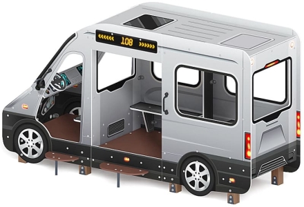 Автобус (серый) - Беседка - МФ 10.03.13-02, фото 4