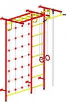 Спортивный комплекс Пионер С4СМ красно/жёлтый