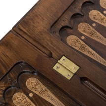 Нарды резные "Золотой узор 1" 50, Mirzoyan Нарды резные "Золотой узор 1" 50, Mirzoyan