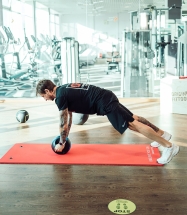 Мяч тренировочный (медицинбол) с хватами, 10 кг