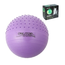 Мяч гимнастический 65 см полумассажный