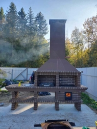 Печь Аристократ 730 Прямоугольный кирпич коричневый, фото 6