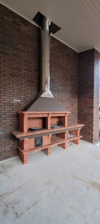 Печь Аристократ 730 Прямоугольный кирпич коричневый, фото 7