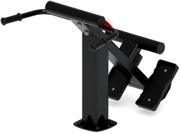 Гиперэкстензия (красный) - Уличный тренажер - СТ 003-11, фото 3