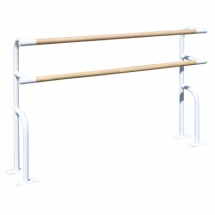 Станок хореографический напольный двухрядный 1,5 м (перекладина D-40 мм береза) Станок хореографический напольный двухрядный 1,5 м (перекладина D-40 мм береза)