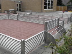 Ринг для панны квадратный из нерж.стали, фото 2