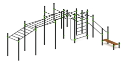 Воркаут ЛОВ 89 зеленый ВТ 101.19-02, фото 4