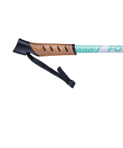 Палки для скандинавской ходьбы Forester, 67-135 см, 3-секционные, белый/мятный