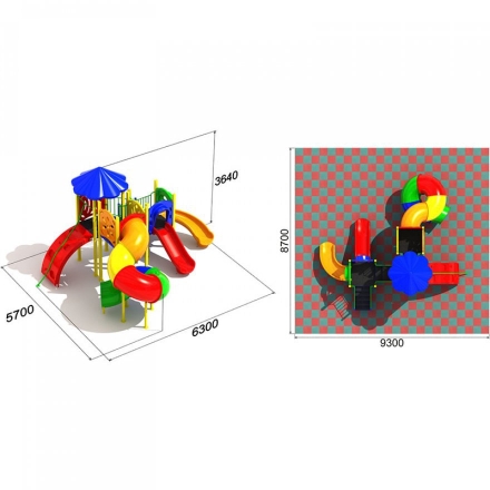 Детская игровая площадка Спираль 1.3, фото 3
