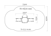 Горка двойная Солнышко 08212 для детской площадки Горка двойная Солнышко 08212 для детской площадки