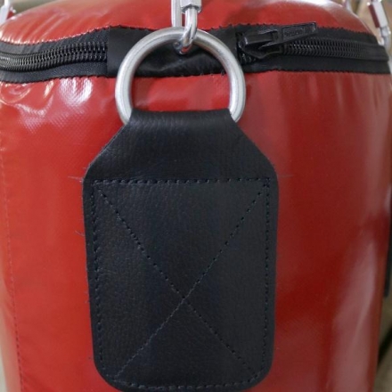 Боксёрский мешок DFC HBPV5.1 (150*30,50 ПВХ красный), фото 4