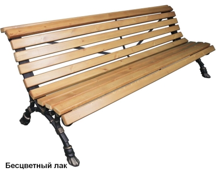 Скамейка парковая Европа, Лиственница 3,0 м, фото 2