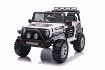 Детский электромобиль джип XMX с полным приводом (белый, EVA, 12V) - XMX618-4WD-WHITE