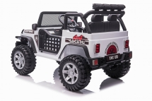 Детский электромобиль джип XMX с полным приводом (белый, EVA, 12V) - XMX618-4WD-WHITE