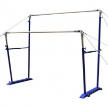 Брусья разновысокие женские ZSO, жерди стеклопластик, покрытие шпон