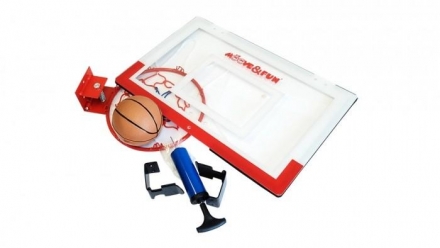 Баскетбольный щит мини с мячом и насосом, фото 3