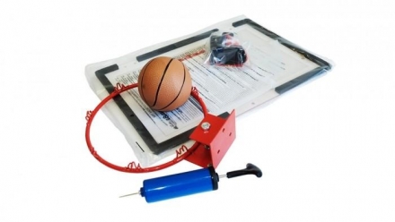 Баскетбольный щит мини с мячом и насосом, фото 5