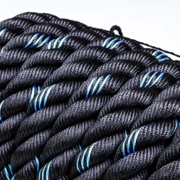 Тренировочный канат LIVEPRO Battle Rope, 5 см x 12 м, черный, фото 4