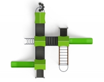 Детская игровая площадка Лукоморье ДИК 2.25.08-01 H=1200