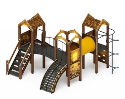 Детская игровая площадка Городок Эко ДИК 2.01.3.03-22 H=1200, фото 2