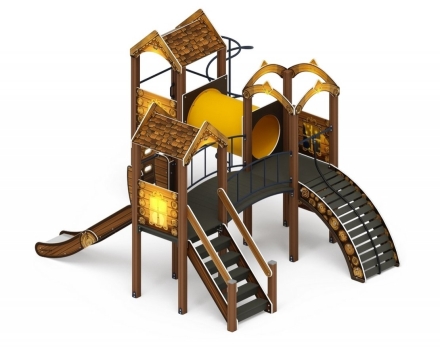 Детская игровая площадка Городок Эко ДИК 2.01.3.03-22 H=1200, фото 3