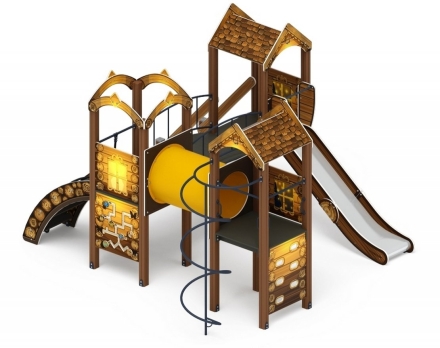 Детская игровая площадка Городок Эко ДИК 2.01.3.03-22 H=1200, фото 1