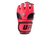 (UFC Перчатки MMA тренировочные с открытой ладонью красные L/XL)