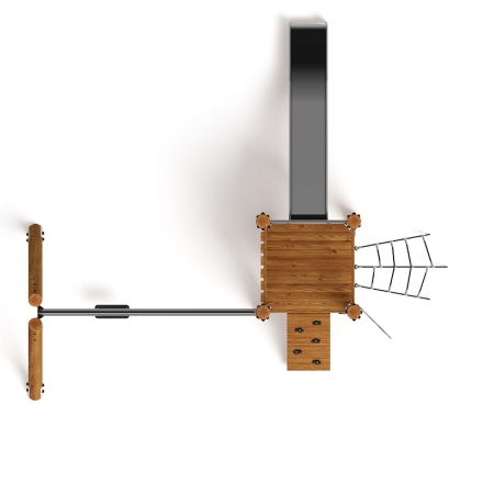 Игровой комплекс (лиственница темный) ДИК 2.24.03-Л.И1.01, фото 5