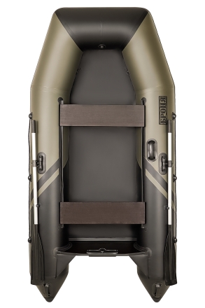 Броня-280 хаки-черный (лодка ПВХ под мотор с усилением), фото 7