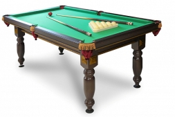 Бильярдный стол Аргус для русского бильярда 5ф 183х103 см, фото 1