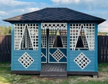 Прямоугольная беседка Ромб Прямоугольная беседка Ромб