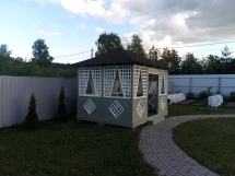 Прямоугольная беседка Ромб Прямоугольная беседка Ромб